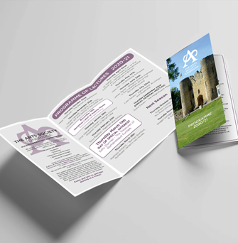 A4 Roll Fold Flyers 170gsm gloss