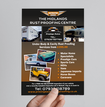 A5 Single Sided Flyers 120gsm uncoated