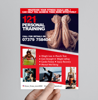 A5 Double Sided Flyers 300gsm uncoated