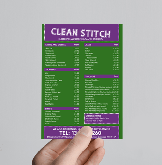 A6 Double Sided Flyers 130gsm gloss