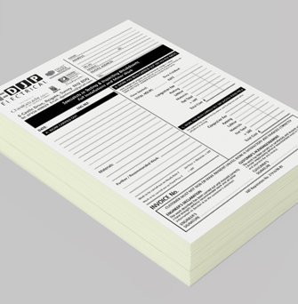 A5 NCR Pads 2-part